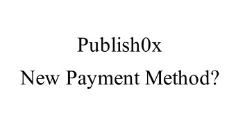Alternative payment method on Publish0x?
