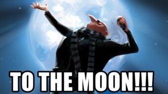To the moon! But where is that?