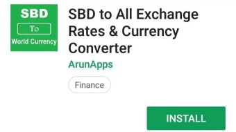 Sbd to all exchange - Simple & easy to use Currency Converter