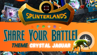 Jewelcrafting Crystal Jaguar Companion - Splinterlands Weekly Battle Challenge