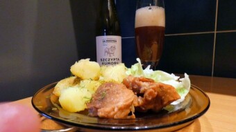 Because dogs like good meat. "Pinch of Humor" from the "Brewery outside the city"