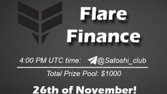 Flare Finance x SatoshiClub AMA from 26 November