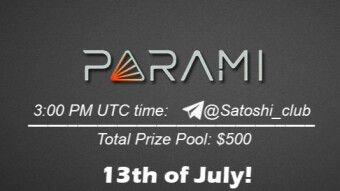 Join the AMA of Satoshi Club x Parami. Rewards: 500 USDT, July 13th.