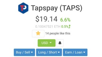 TAPS - Participate in Airdrop Tronspay.Online to receive 5 token Taps