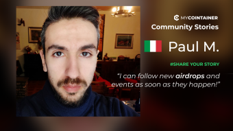 MyCointainer Community Stories - #1 Paul