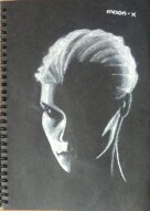 Lady face illustration / Bayan yüz çizimi.