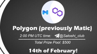 Join the AMA of Satoshi Club x Polygon (previously Matic). Rewards: 500 USDT, February 14th.