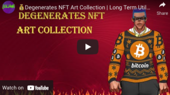 Cryptocurrency Degenerates NFT Art Collection Launching Soon! - Watch the Video