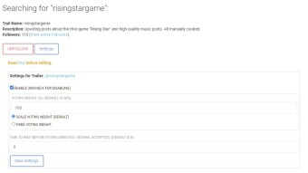 Rising Star Game - Joining risingstargame Curation Trail