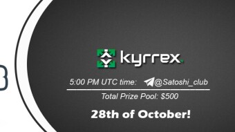 Join the AMA of Satoshi Club x Kyrrex. Rewards: 500 USDT, October 28th.