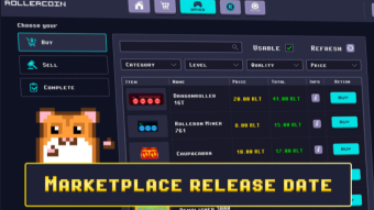 Rollercoin - Exciting News - Market Release Date