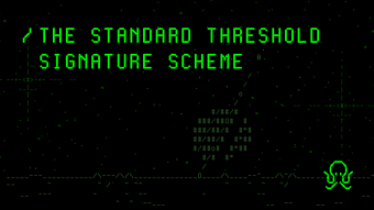 The Standard Threshold Signature Scheme