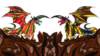 Colorful Dragon nft art