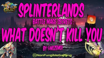 Splinterlands - Battle Mage Secrets: What Doesn't Kill you (second match)