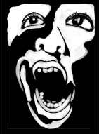 Really Creepy Girl Original Digital Art!