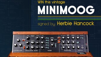 Breaking Music: Win A Vintage Minimoog Model D Signed by Herbie Hancock!
