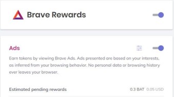 🔥 Today I earned my first BAT using Brave browser!