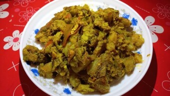 Broccoli fry.