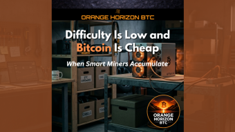 Difficulty Is Low, Bitcoin Is Cheap, and That’s Exactly When Smart Miners Accumulate