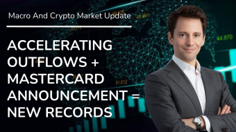 Accelerating Exchange Outflows, Mastercard Announcement, New Records All Around - Daily Macro And Crypto Markets