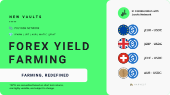 新朋友：Jarvis网络的Forex流动性挖矿