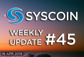 Syscoin Weekly Update #45