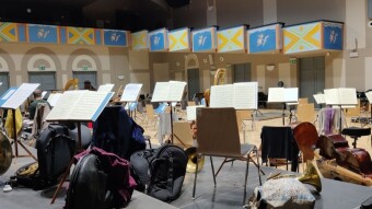 Through the rehearsal period!