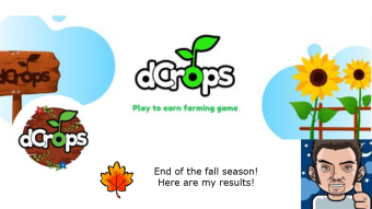 Another Fall Season has ended on dCrops! Here are my results. - (ITA/ENG) - Un'altra Stagione Autunnale si è conclusa su dCrops! Ecco i miei risultati.