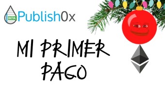 Mi primer pago en Publish0x