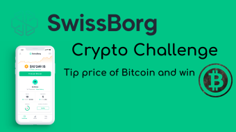 Crypto Challenge: Community game to win real BTC by tipping its everyday movements. By SwissBorg
