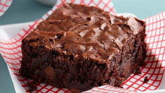 Delicious Chocolate Brownie Making Recipe. A Rich Dessert.