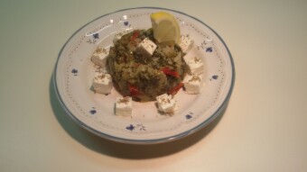 Greece - Food & Drinks - Main Dish: Spanakorizo.