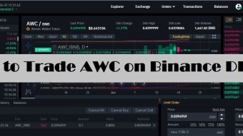 How To Trade Atomic Wallet Token (AWC) on Binance DEX