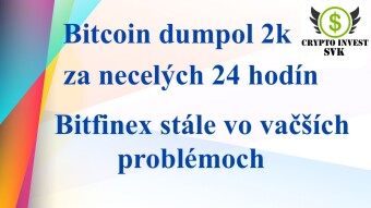 Bitcoin dumpol viac ako 2K za 24h..