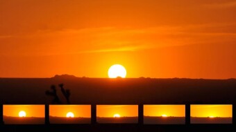 SUNSET AT THE EAST