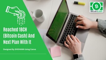 Reached 1BCH (Bitcoin Cash) And Next Plan With It