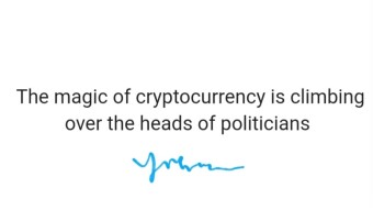 The magic of cryptocurrency is climbing over the heads of politicians