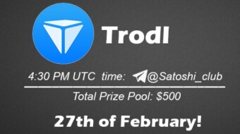 Join the AMA of Satoshi Club x Trodl. Rewards: 500 USDT, February 27th.