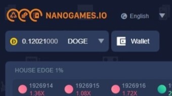 Nanogames.io pays with NANO / Banano Coins.