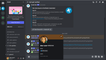 Discord roles based on Krebit Verifiable Credentials and other Updates
