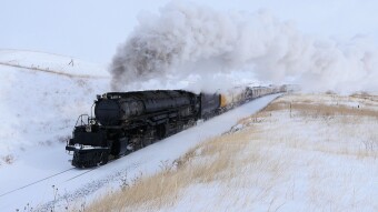 Union Pacific Big Boy 4014 In The Snow!