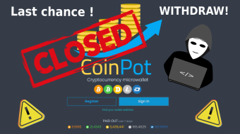 The "bad guys" got the better of Coinpot and their faucets 😈 (CLOSED DEFINITELY)