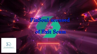 FinSoul accused of Exit Scam