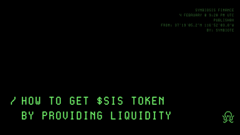 How to Get $SIS Token by Providing Liquidity