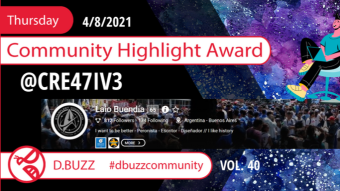 D.Buzz Community Highlight: @cre47iv3