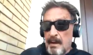 My interview with John McAfee is live. We speak of decentralized social media.