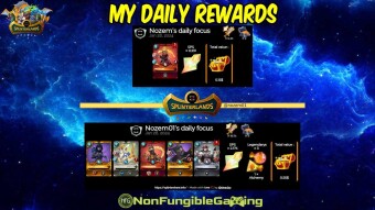 Splinterlands: my daily silver rewards with 2 accounts