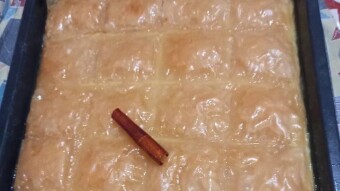 Foodbook #958 Greek custard pie - Galaktoboureko