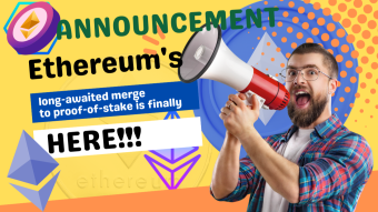 Ethereum's long-awaited merge to proof-of-stake is finally here!