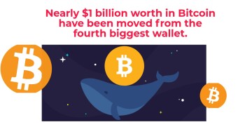 Fourth richest wallet just moved nearly $1 billion worth in Bitcoin.